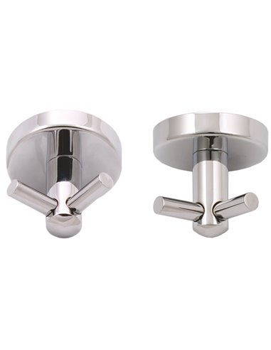 Suport din inox cu 2 agatatori pentru prosop (Nr.A-102)