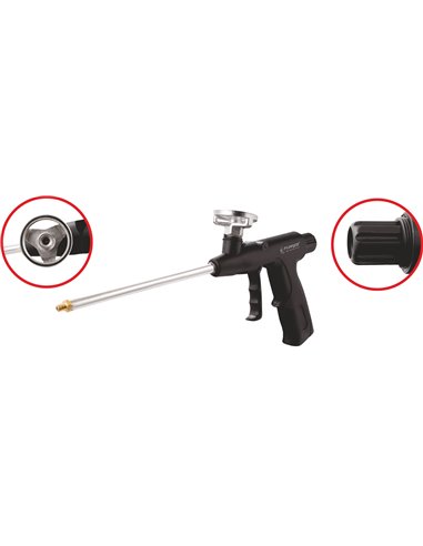 Pistol pentru spuma cu plastic