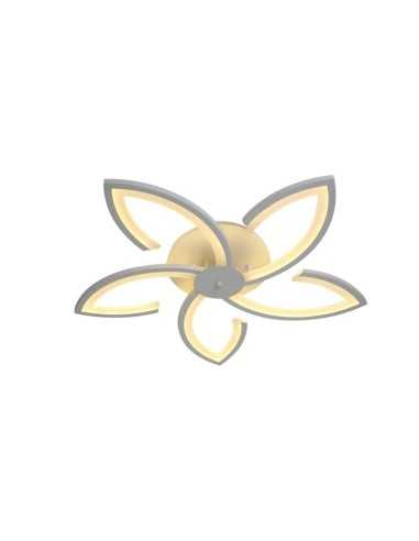 Lustra LED Lotus cu Telecomandă WiFi 62cm 2.4G, lumină rece/caldă/neutră, intensitate reglabilă