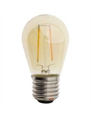 Bec LED E27 S45FC 4W 2700K, filament lumina calda